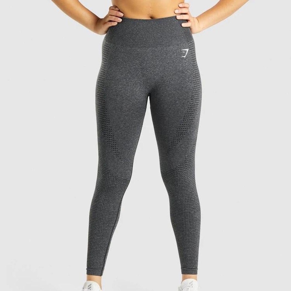 Gymshark Vital Seamless 2.0 Leggings - Charcoal Marl